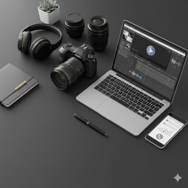 Professional photography, creative services including photography, videography, graphic designing, video editing, digital marketing