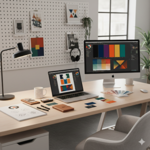 Professional graphic design services in India, brand identity and logo design online, creative graphic designing studio, social media design services online, marketing and branding design services.